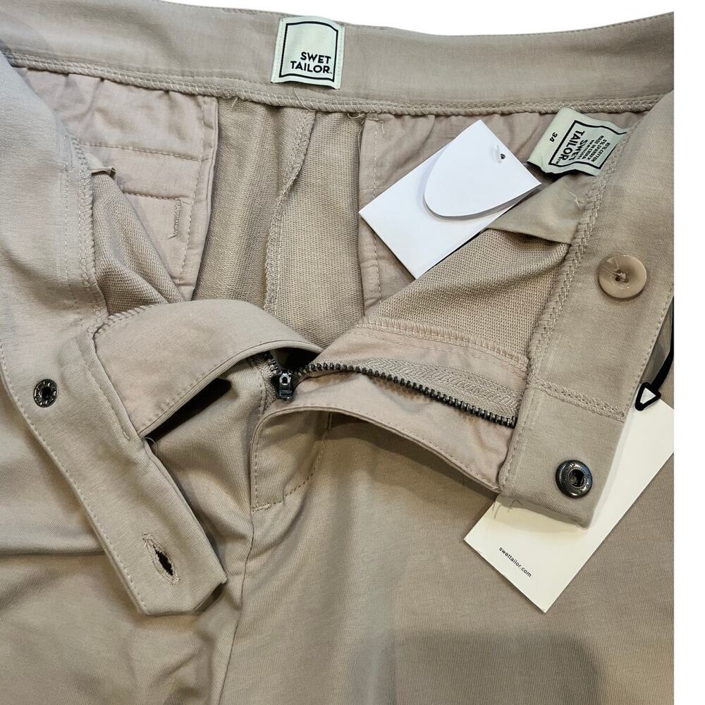 Swet Tailor Men's Tan Shorts Size 34" Waist NWT - Picture 5 of 6